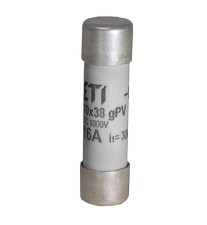 ETI 002625081 Pojistka válcová CH 10x38 gPV 16A/1000V