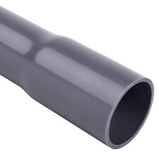 KOPOS 4020_LA - trubka tuhá 750 N PVC tm.šedá/RAL7012 ( 3 m )  *8595057617018