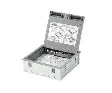 MK ELECTRIC CRE260-80-3-GRY Podlahová krabice Essentials šedá