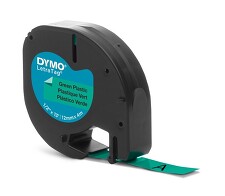 DYMO 59425 ( S0721640 ) LetraTag páska plastová 12mm x 4m, zelená