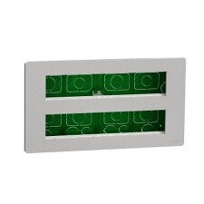 SCHNEIDER NU171030 UNICA System+ Centrální jednotka 2x10 modulů zapuštěná, aluminium