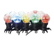 EMOS DCPM01 LED světelný řetěz – 10x párty žárovky, 5 m, venkovní i vnitřní, multicolor
