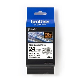 BROTHER TZE-SL251 Páska černý tisk na bílé, šířka 24 mm