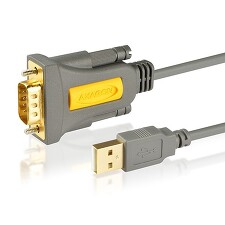 AXAGON ADS-1PS ACTIVE Redukce propojovací, 1,5 m, male konektory: 1× USB-A (USB 2.0), 1× D