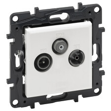 LEGRAND 863180 Niloé STEP TV-RD-SAT hvězda bílá