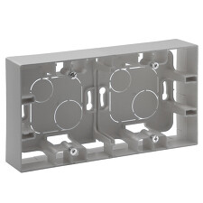 LEGRAND 863398 Niloé STEP Krabice povrchová 2P hliník