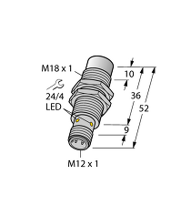 TURCK 1645240 Ni12U-MT18-AP6X-H1141 Indukční senzor