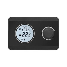 TC 305B Digitální manuální termostat, černý, 0-230V, 2A