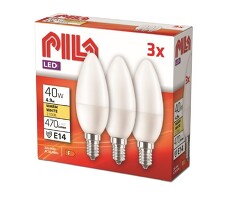 PILA LED žárovka 40W B35 E14 WW FR ND 3CT/6 (bal=3ks) *8727900972252