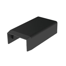 KOPOS 8921_FB - kryt koncový LHD 20X10 černá *8595568935182