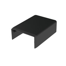 KOPOS 8631_FB - kryt koncový LHD 40X20 černá *8595568935328