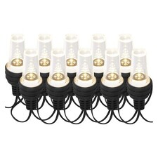 EMOS DCPC08 LED světelný řetěz, 10x párty žárovky, 4,5 m, IP44, studená bílá