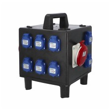 FAMATEL 4103 Skříň RubberBOX IP65, přenosná s držadlem 357x253x253mm