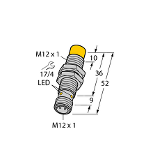 TURCK 4611310 Ni8-M12-AP6X-H1141 Indukční senzor