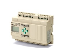 OMRON ZEN-20C1DR-D-V2 programovatelné relé, 24VDC napájení, 12x 24VDC vstupy, 8x reléové výstupy 5A, RTC, LCD, 2.1