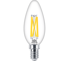 PHILIPS LED žárovka MASTER LEDCandle DT 5.9-60W E14 927 B35 CL G *8719514449572