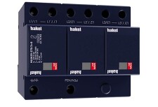 HAKEL 10453 HLSA25-275/3+0 Svodiče impulzních proudů a rázového přepětí typu T1+T2+T3