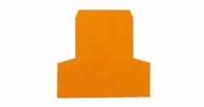 WAGO 281-309 Koncová a středová přepážka 2,5mm oranžová