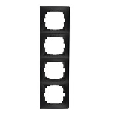 KANLUX 36497 DOMO Čtyřnásobný vertikální rámeček - černá matná