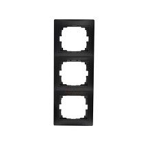 KANLUX 36496 DOMO Trojnásobný vertikální rámeček - černá matná