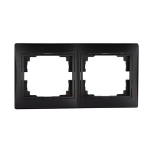 KANLUX 36491 DOMO Dvojnásobný horizontální rámeček - černá matná