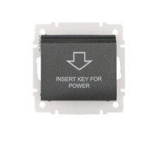 KANLUX 33630 LOGI Hotelový vypínač se zpožděným vypínáním - černá matná