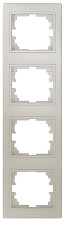 KANLUX 25364 DOMO Čtyřnásobný vertikální rámeček - perleťově bílá