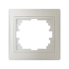 KANLUX 24998 DOMO Jednoduchý horizontální rámeček - perleťově bílá