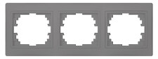 KANLUX 24941 DOMO Trojnásobný horizontální rámeček - grafit