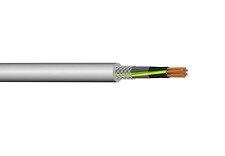 LiYCY-JZ 7x0,5 Flexibilní kabel, Cu stínění, číslované žíly+ZŽ, EMC *0216325