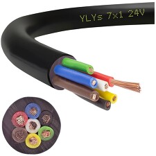 YLYs 7X1 Kabel automobilový 24V 