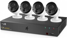 iGET HOMEGUARD HGNVK85304 - systém s PoE napájením, 8-kanálové NVR + 4x HGNVK930CAM FullHD kamera