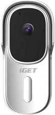 iGET HOME Doorbell DS1 White - inteligentní bateriový videozvonek s FullHD přenosem obrazu a zvuku