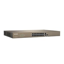 TENDA TEF1218P-16-250W Websmart (16xPoE 802.3af/at 10/100Mbps,2x RJ45/SFP 1Gbs),230W