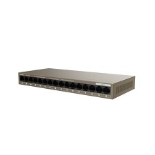 TENDA TEG1016M - 16x Gigabit Ethernet Switch, 16x 10/100/1000 Mb/s, VLAN, 6kV, Kov
