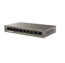 TENDA TEF1110P-8-63W 10xRJ45 Switch(8xPoE 802.3af/at 10/100Mbps + 2x Uplink),58W