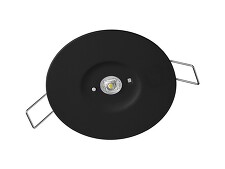 PANLUX PN35200030 CARPO OPEN AREA 3W 3h Nouzové svítidlo vestavné IP20 AUTOTEST černá