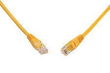 SOLARIX 28340059 C5E-155YE-0,5MB Patch kabel CAT5E UTP PVC 0,5m žlutý non-snag-proof