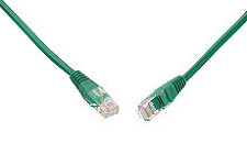 SOLARIX 28350309 C5E-155GR-3MB Patch kabel CAT5E UTP PVC 3m zelený non-snag-proof