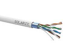 SOLARIX 27655144 SXKD-5E-FTP-PVC Instalační kabel CAT5E FTP PVC Eca 500m/cívka