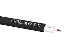 SOLARIX 70291124 SXKO-FLAT-DROP-12-OS-PE Plochý DROP kabel 12vl 9/125 PE Fca černý
