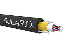 SOLARIX 70293249 SXKO-DUCT-24-OS-HDPE Venkovní DUCT kabel 24vl 9/125 HDPE Fca černý