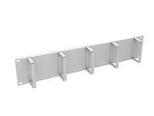 SOLARIX 86031082 VP-02-2-OO-G Vyvazovací panel 19" 2U RAL7035 ocelový