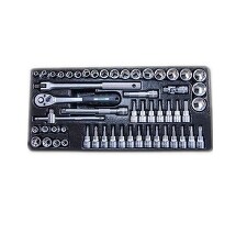 HONITON HA004 Sada hlavic šestihranných 3/8”, plastové plato B (sada=53ks)