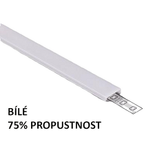 FKU-PC-KLIK-1M-CL Plexi C KLIK čiré pro LED profily 1m *4731255
