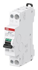 ABB ELSYNN DS301C B10 A30 Chránič s jističem (1P+N) 10A 30mA char:B typ:A 6kA *2CSR255163R1105