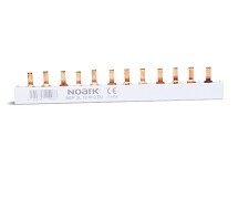NOARK 113237 BBP 3L 10 M72 13.5mm EU Propojovací lišta, 3fázová, 10mm2, 63A, 72 modulů pro Ex9B40J