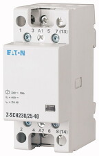 EATON 248851 Z-SCH24/25-40 Instalační stykač, 24V~, 25A, 4zap. kont.