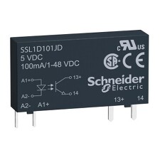 SCHNEIDER SSL1D101BD SSR relé 1fázové 48V DC 100 mA 24 V DC