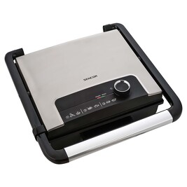 SENCOR SBG 3710SS kontaktní gril 2000W černá / stříbrná